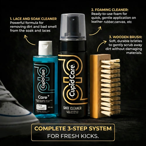 Cupid Care – 3 Step Complete Footwear Cleaning Kit